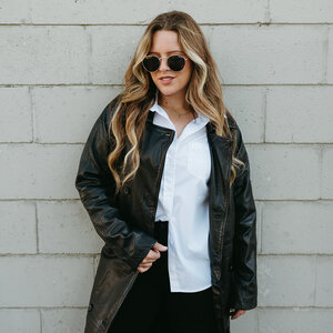 Mauritius Deniz Leather Trench Coat
