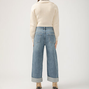 Silver Jeans - For Us Baggy Wide Leg Crop