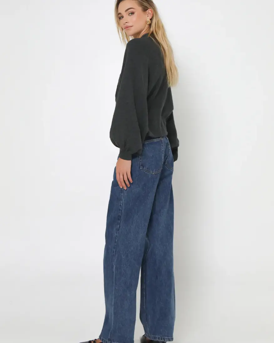 Madison The Label Finn Zip Knit Cardigan