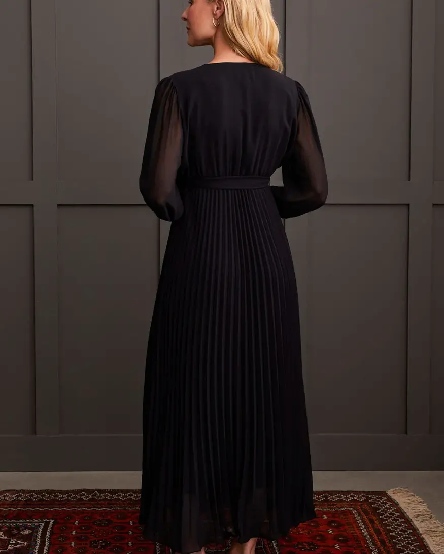 Tribal Nora Pleat Midi Dress