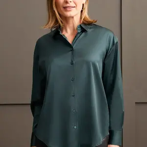 Tribal Nola Satin Button Up