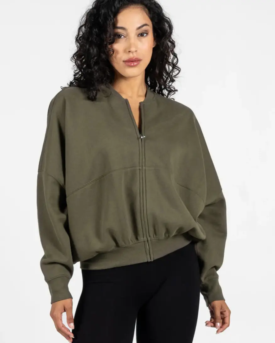 Cest Moi Cotton Fleece Zip