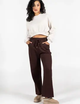 Cest Moi Cotton Fleece Wide Leg