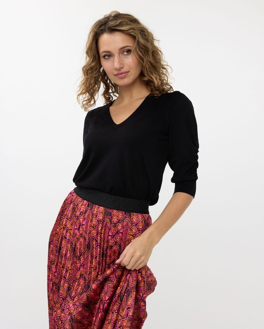 Esqualo Lily Puff Sleeve Knit