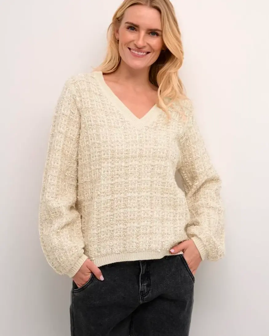 Cream Bilo Knit