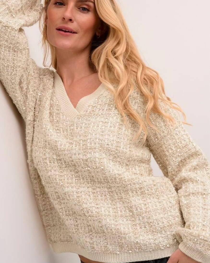 Cream Bilo Knit
