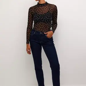 Kaffe Johanne LS Mesh Tee