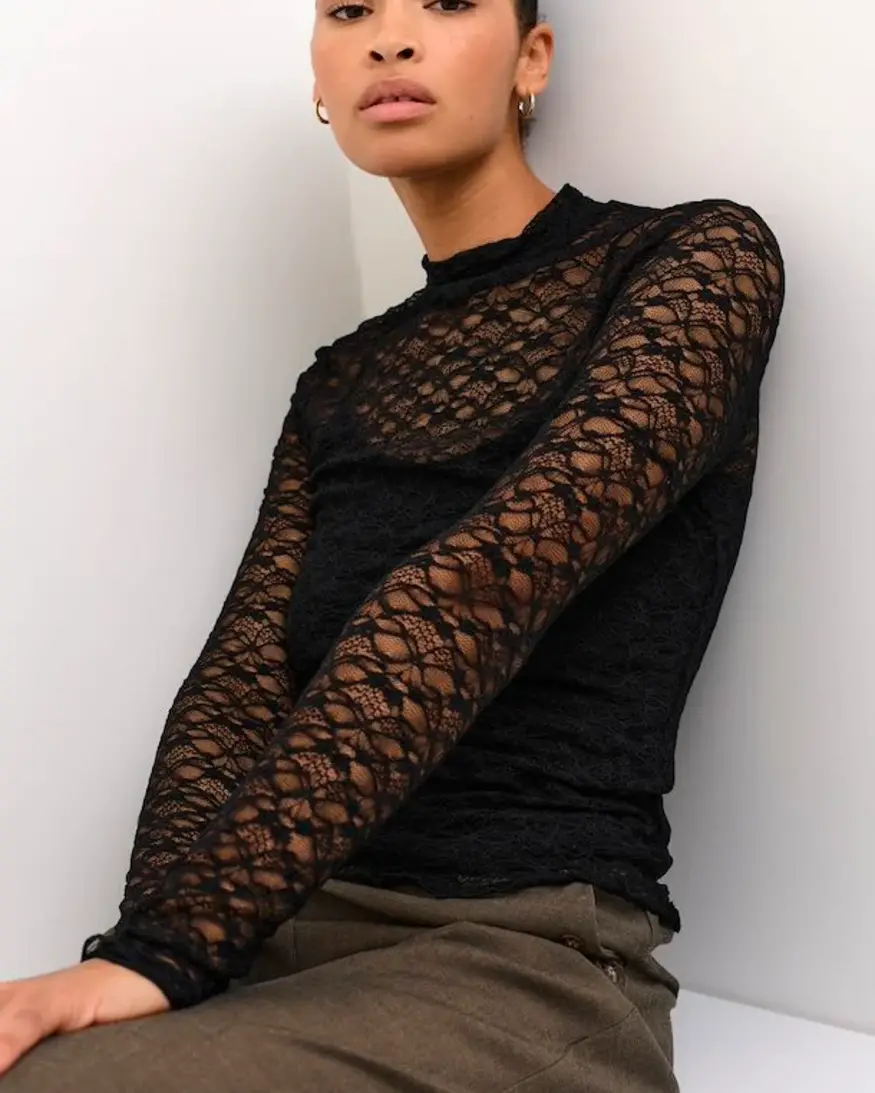 Kaffe Jolia LS Top
