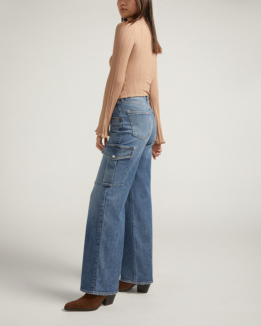 Silver Jeans - For Us MR Wide Leg Cargo