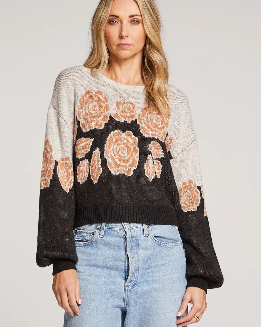 Saltwater Lux Mimi Floral Sweater