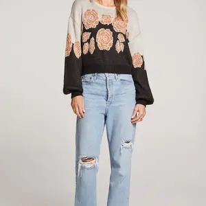 Saltwater Lux Mimi Floral Sweater