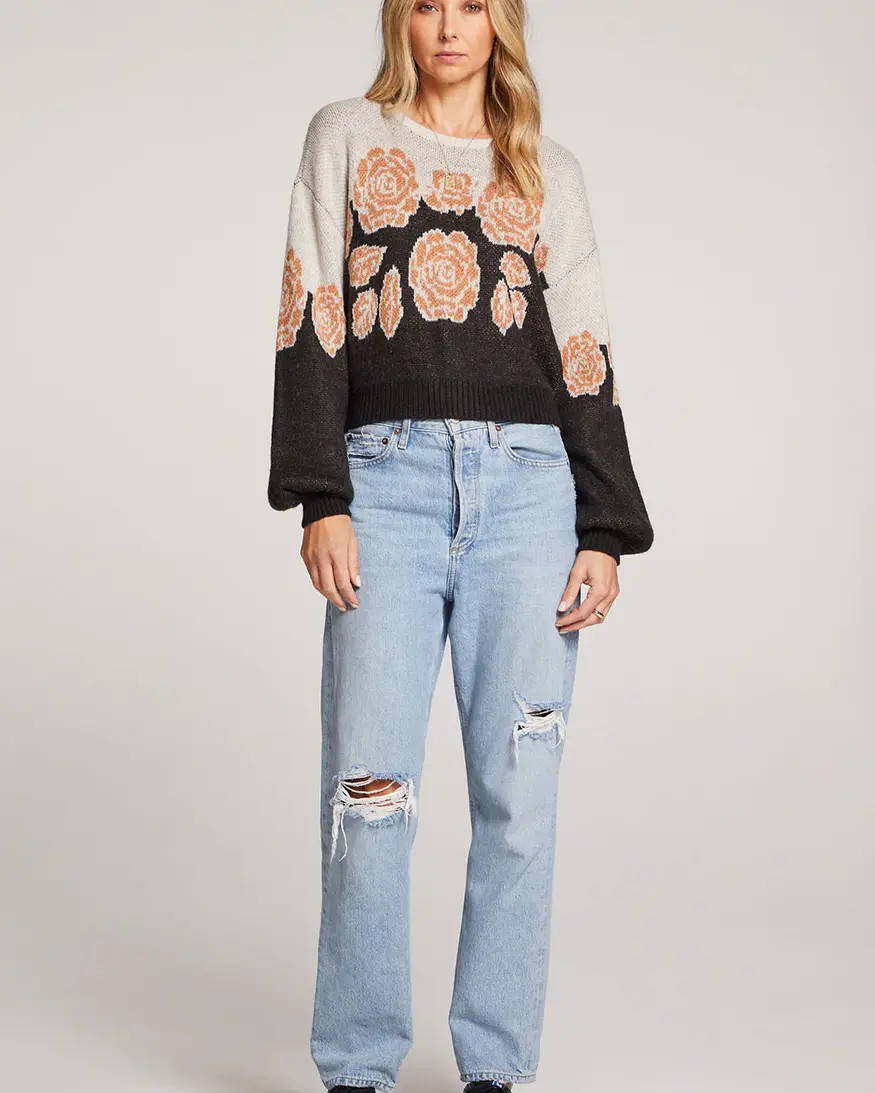 Saltwater Lux Mimi Floral Sweater