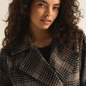 Z-Supply Jackie Plaid Trench