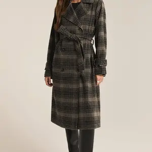 Z-Supply Jackie Plaid Trench