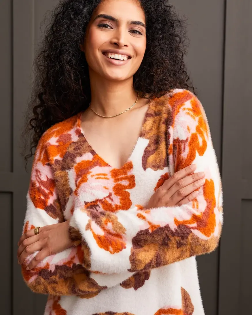 Tribal Rye 2-Ways Sweater