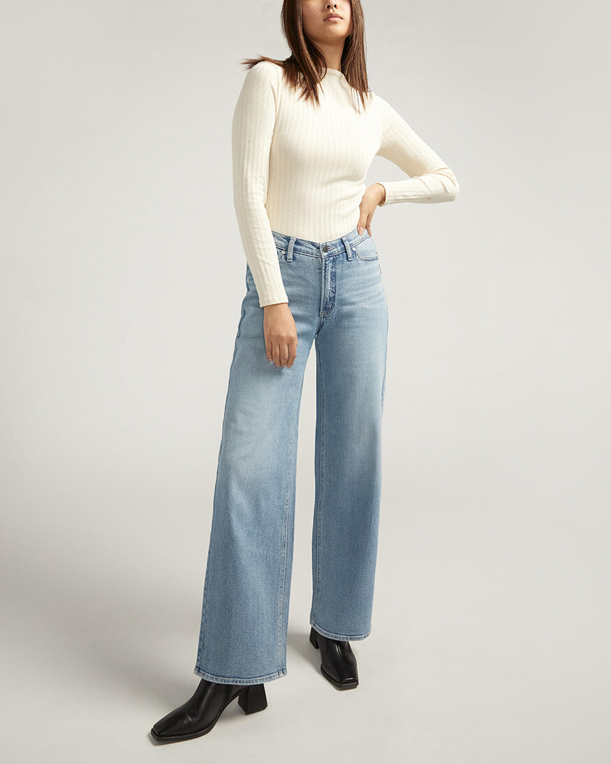 Silver Jeans - For Us V Front Wide Leg