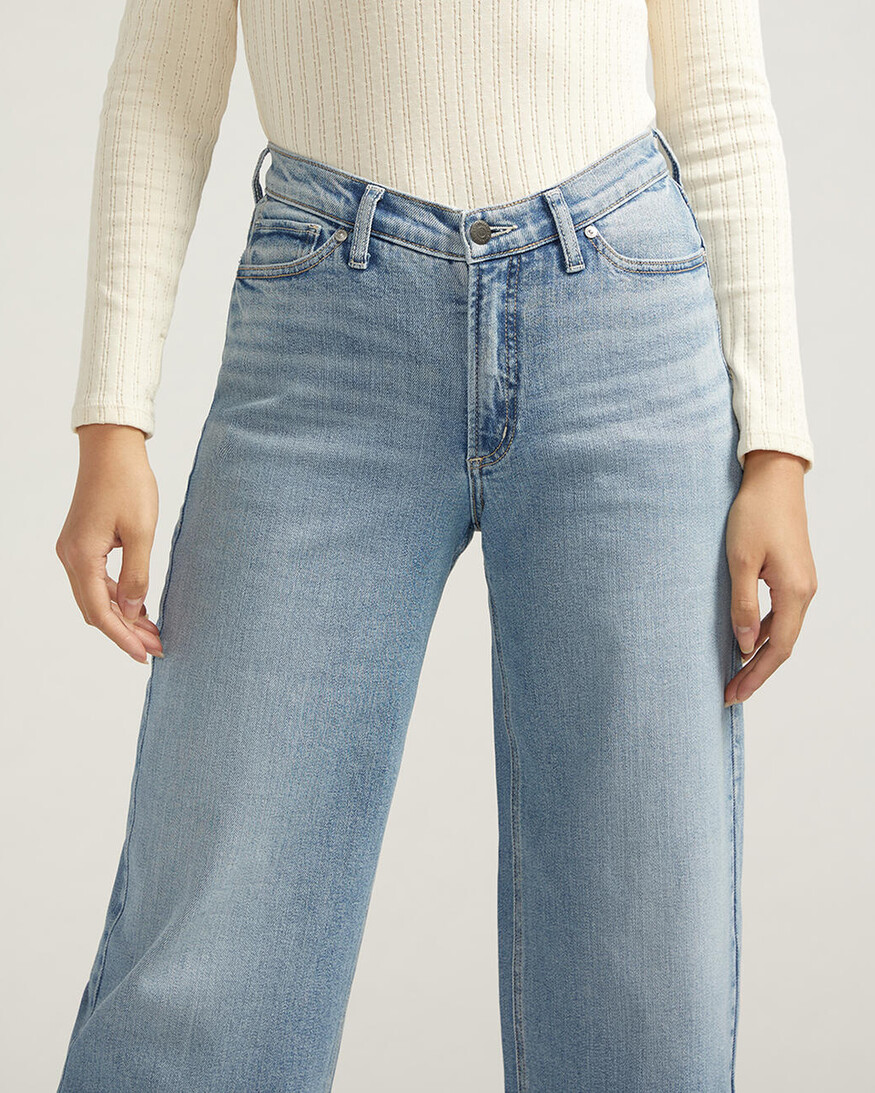 Silver Jeans - For Us V Front Wide Leg