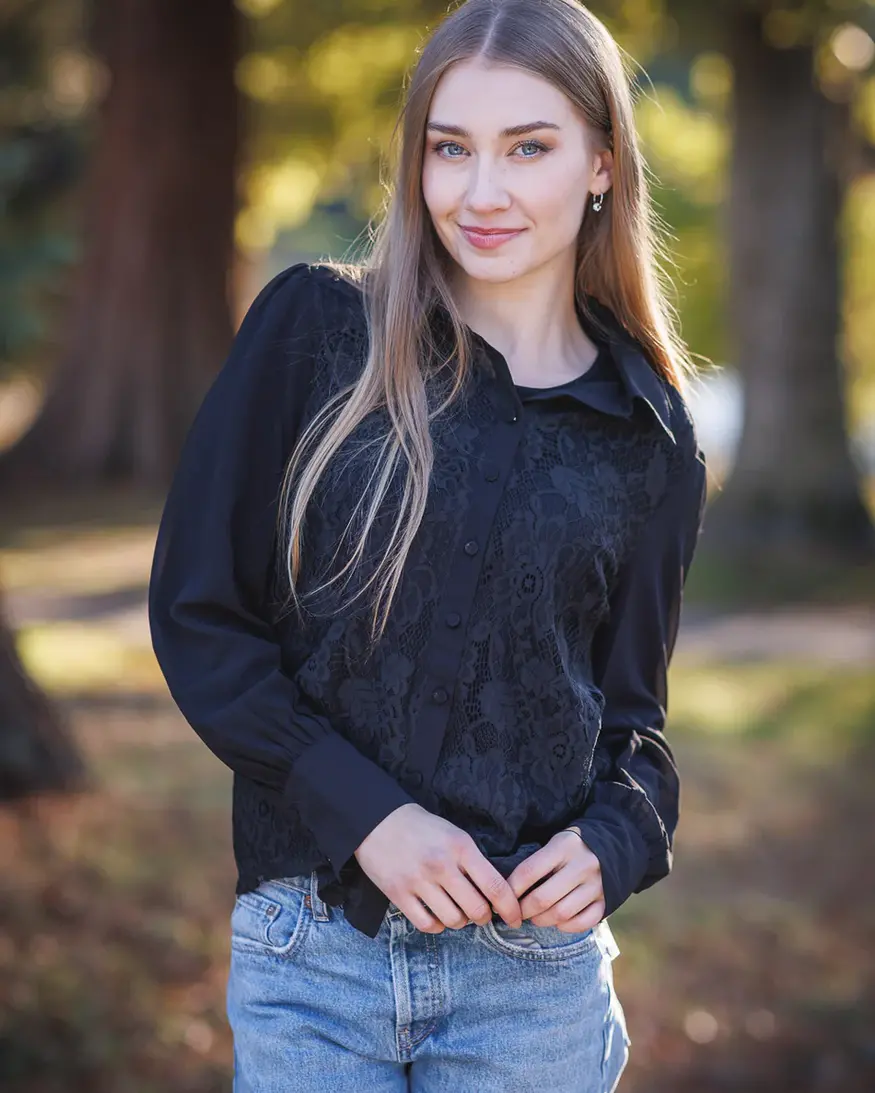 Papillon Wylie Lace Button Up
