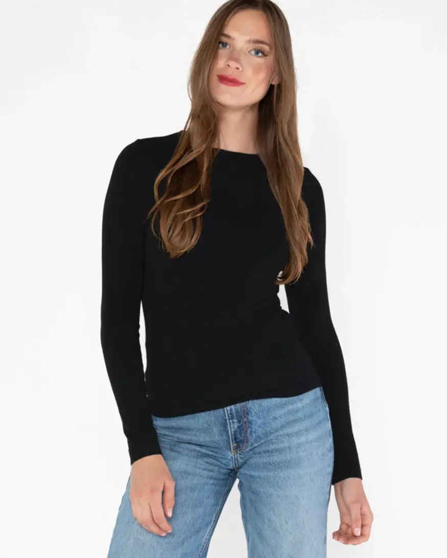 Cest Moi Bamboo Long Sleeve Top