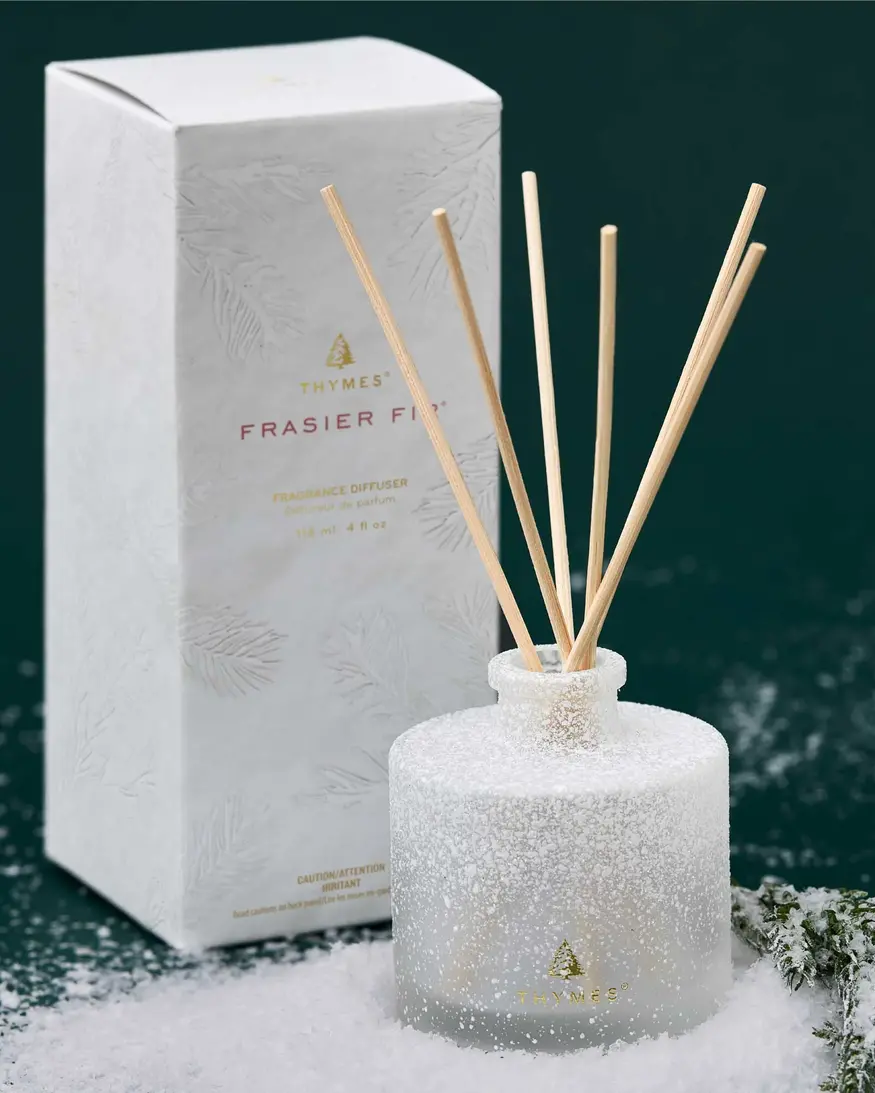 Thymes FFir Flocked Reed Diffuser