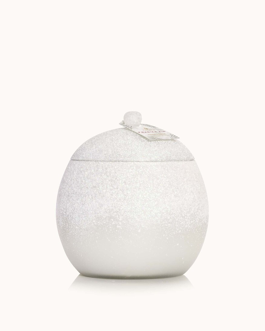 Thymes Flocked Novelty Candle