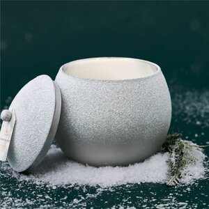 Thymes Flocked Novelty Candle