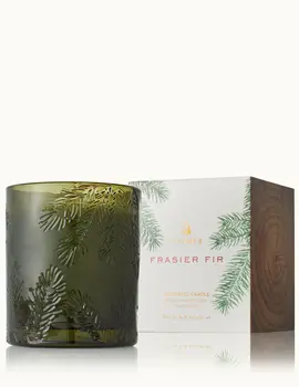 Thymes FFir Molded Green Candle