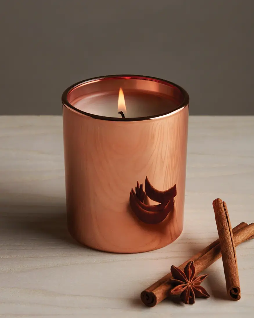 Thymes SCi Metallic Poured Candle