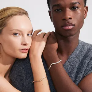 Pilgrim True Wavy Bangle
