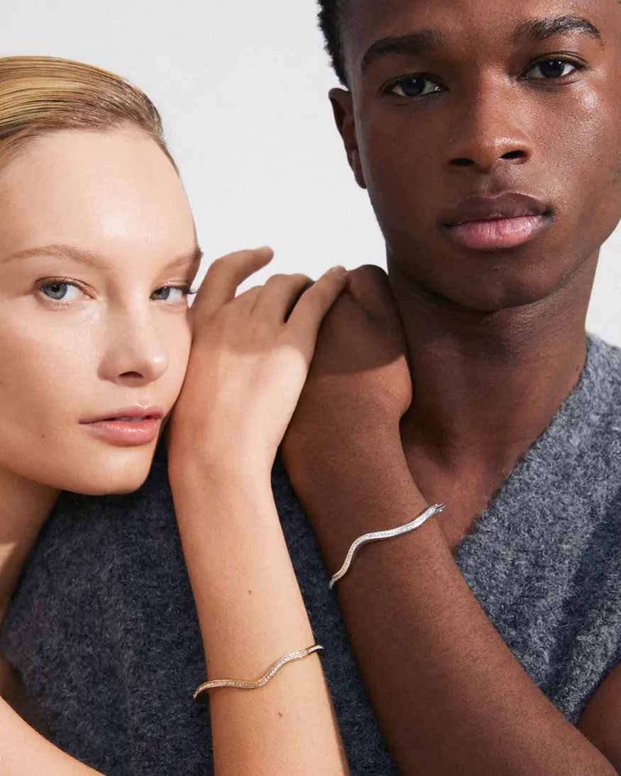 Pilgrim True Wavy Bangle