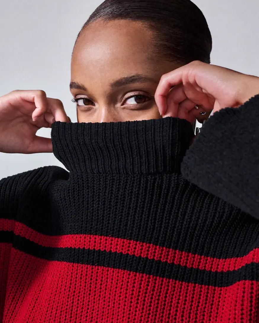 Sanctuary Stay Cozy Stripe Sweater