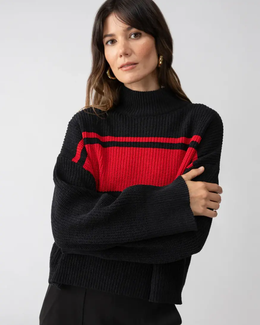 Sanctuary Stay Cozy Stripe Sweater
