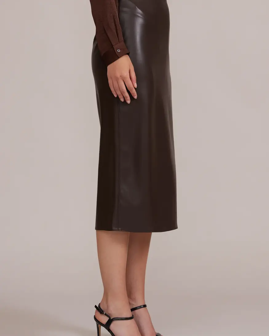 Lucy Paris Ello Faux Leather Skirt