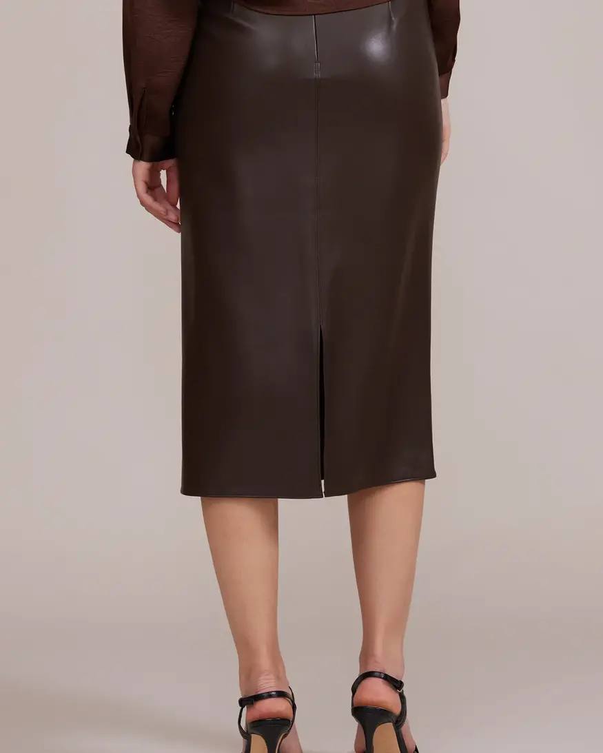 Lucy Paris Ello Faux Leather Skirt