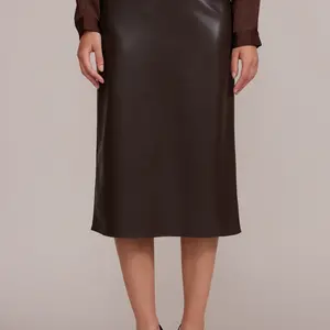 Lucy Paris Ello Faux Leather Skirt