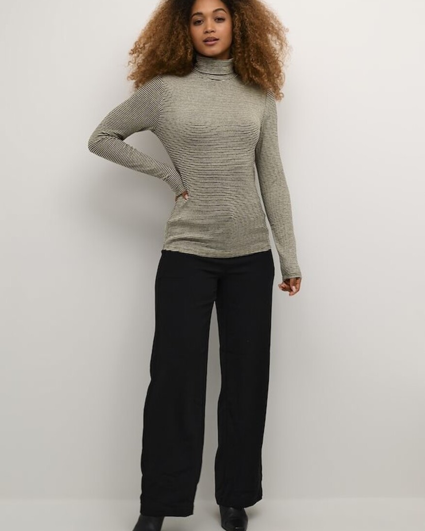 Cream Amma LS Turtleneck