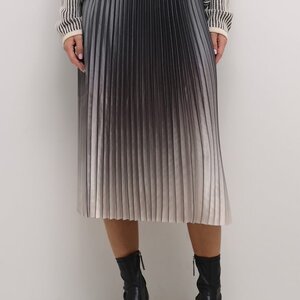 Cream Rana  Plisse Skirt
