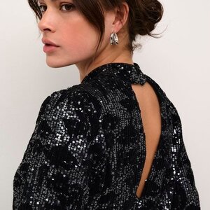 Kaffe Grit Sequin Blouse