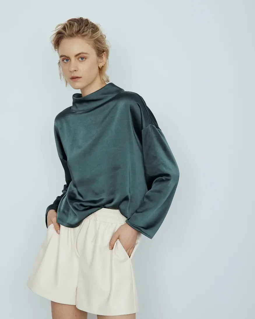 Melissa Nepton Charlyne Satin Top