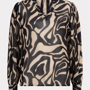 Esqualo Qarndo V-Neck Blouse