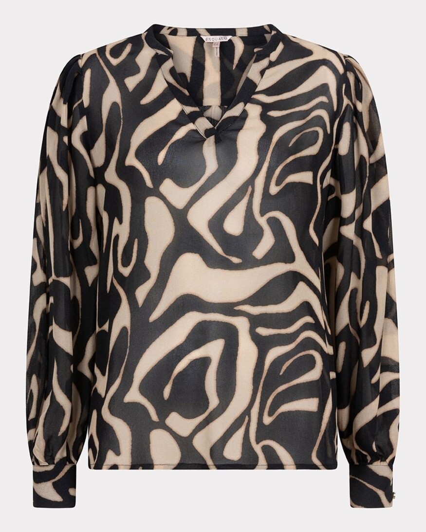 Esqualo Qarndo V-Neck Blouse