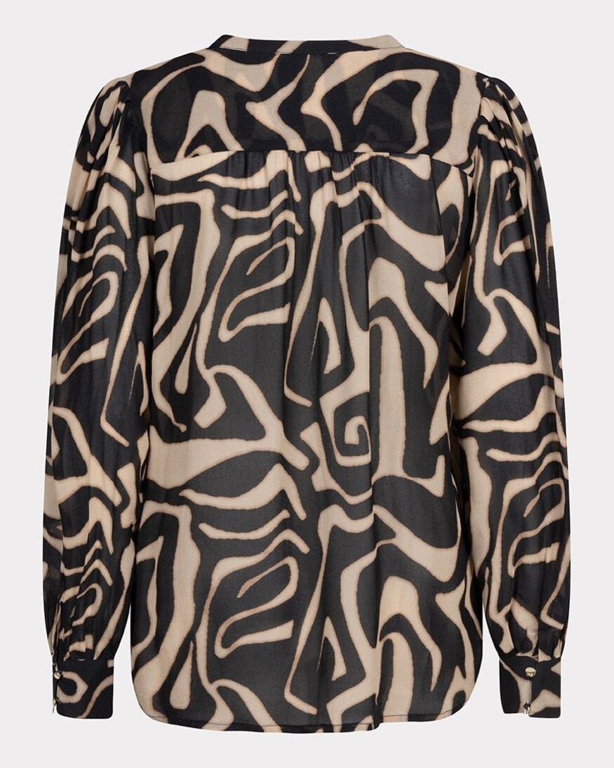 Esqualo Qarndo V-Neck Blouse