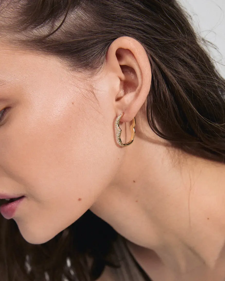 Pilgrim Connect Crystal Earrings