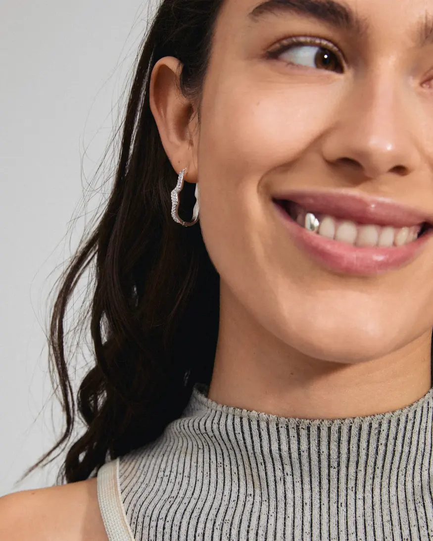 Pilgrim Connect Crystal Earrings
