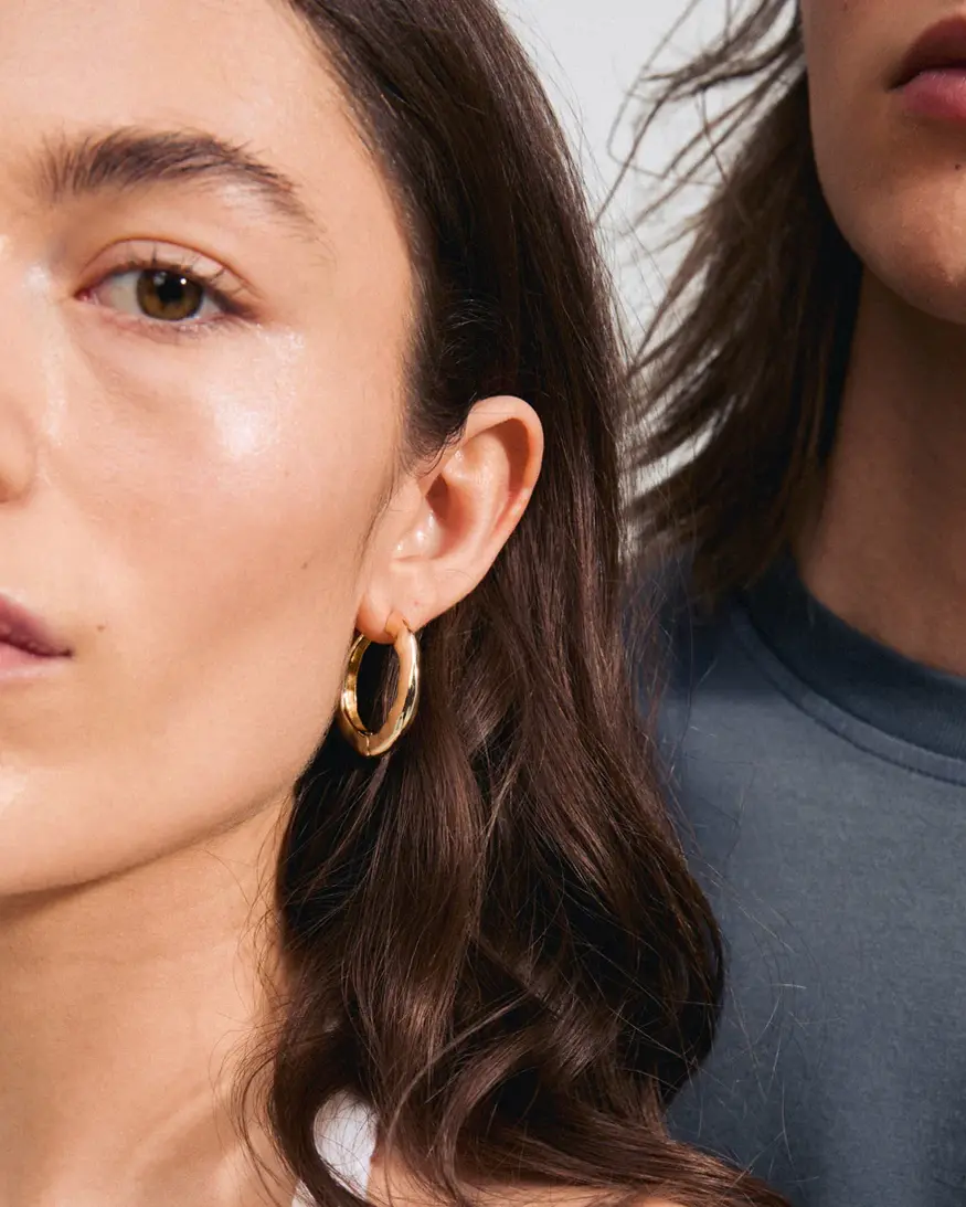Pilgrim Believe Hoop Earring