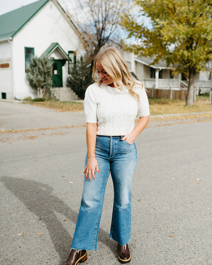 Lucy Paris Lee Pearl Detail Top