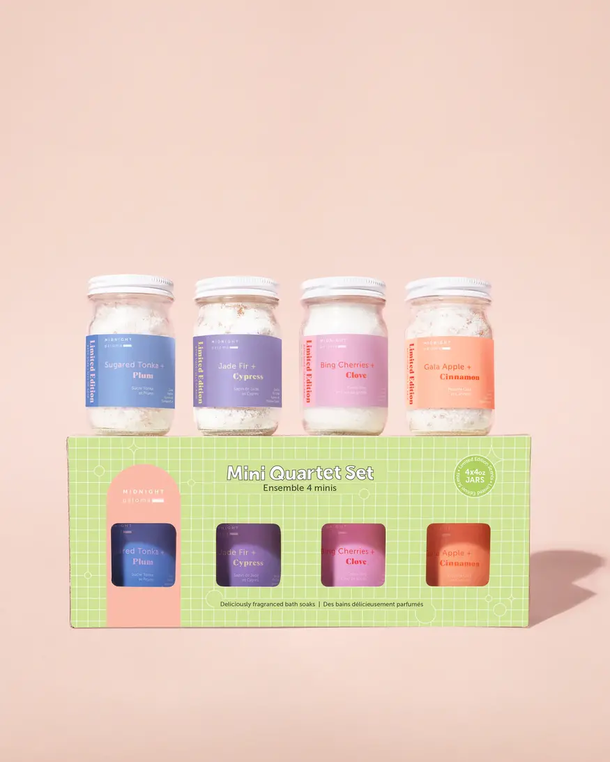 Midnight Paloma Mini Quartet Bath Soak Kit