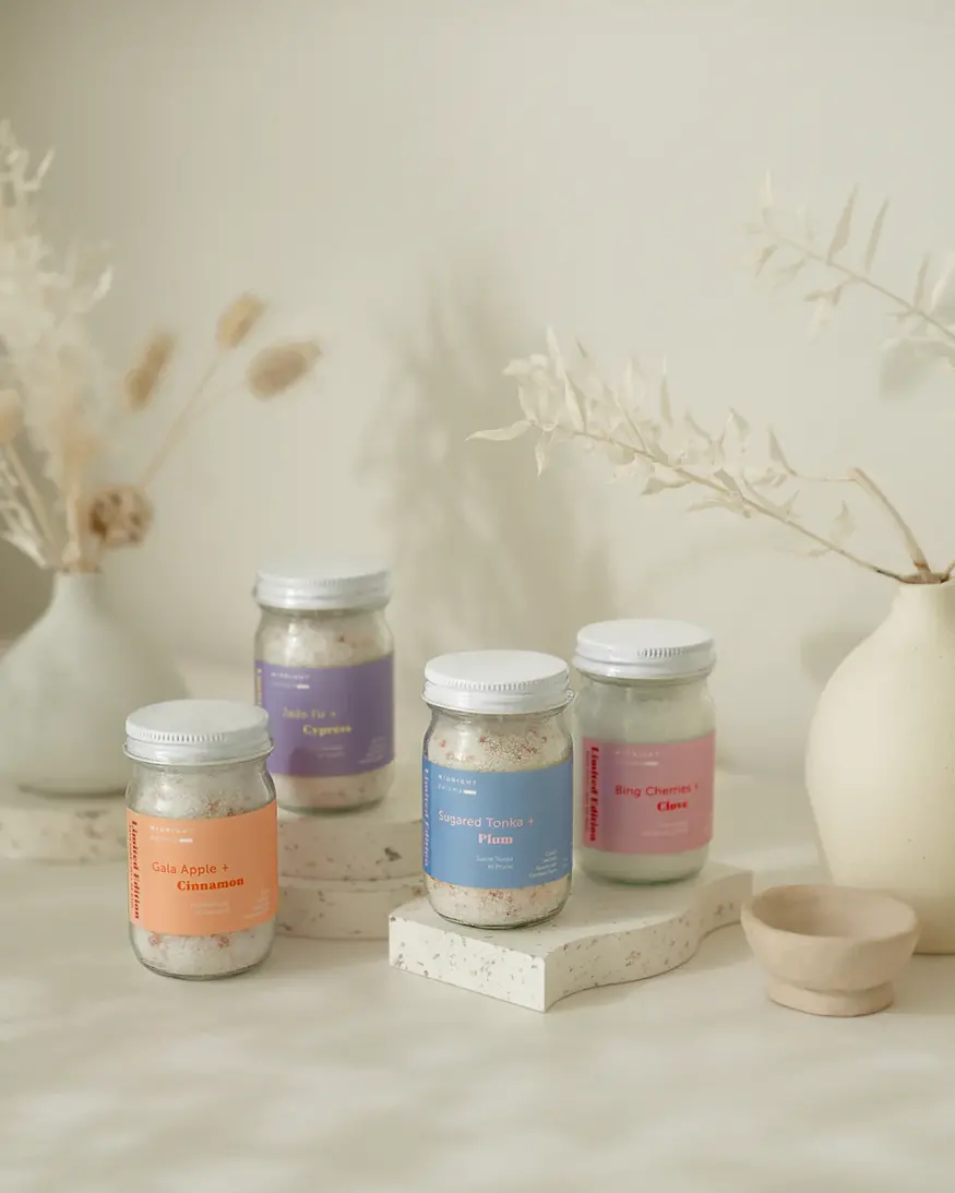 Midnight Paloma Mini Quartet Bath Soak Kit