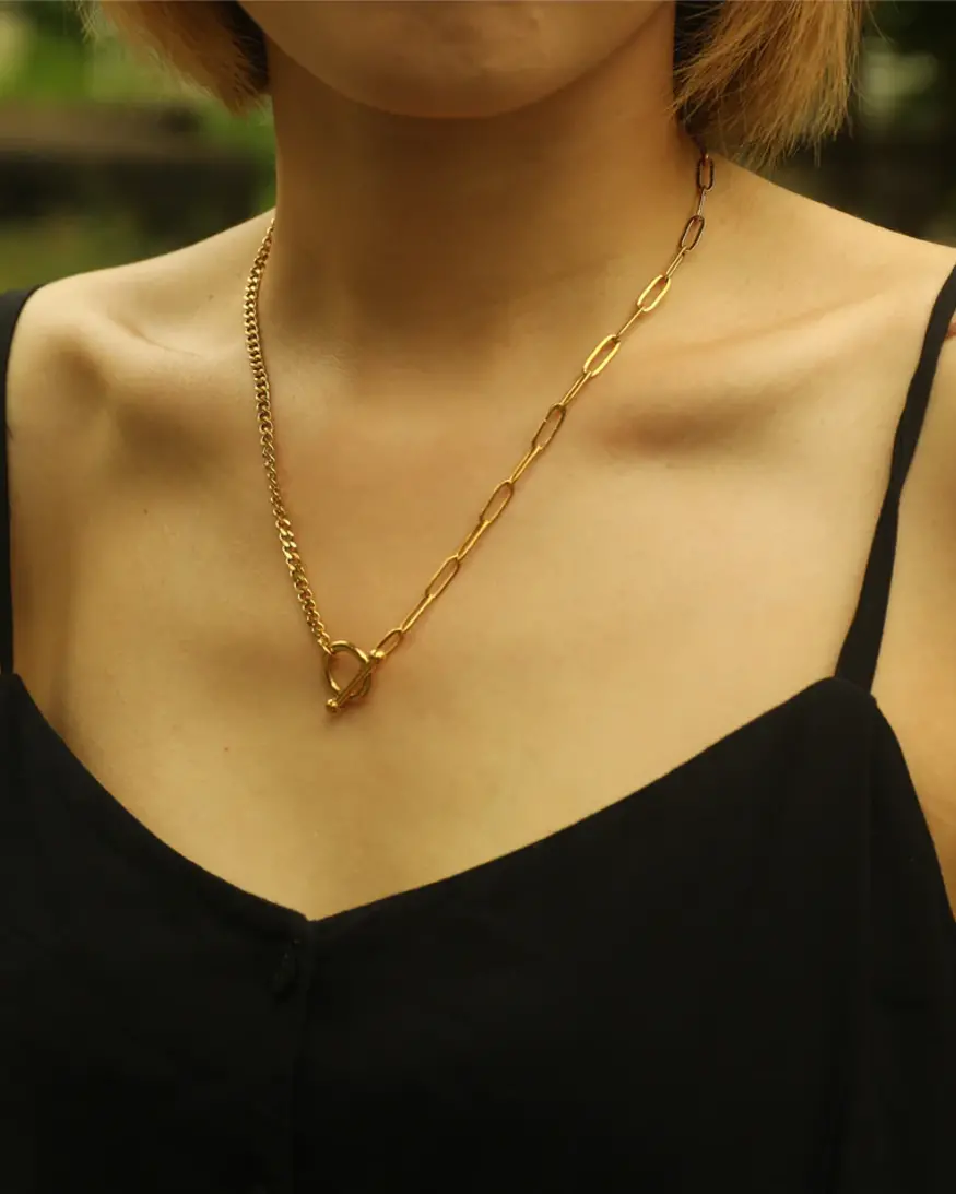 Hackney Nine Charlotte Mix Chain Necklace