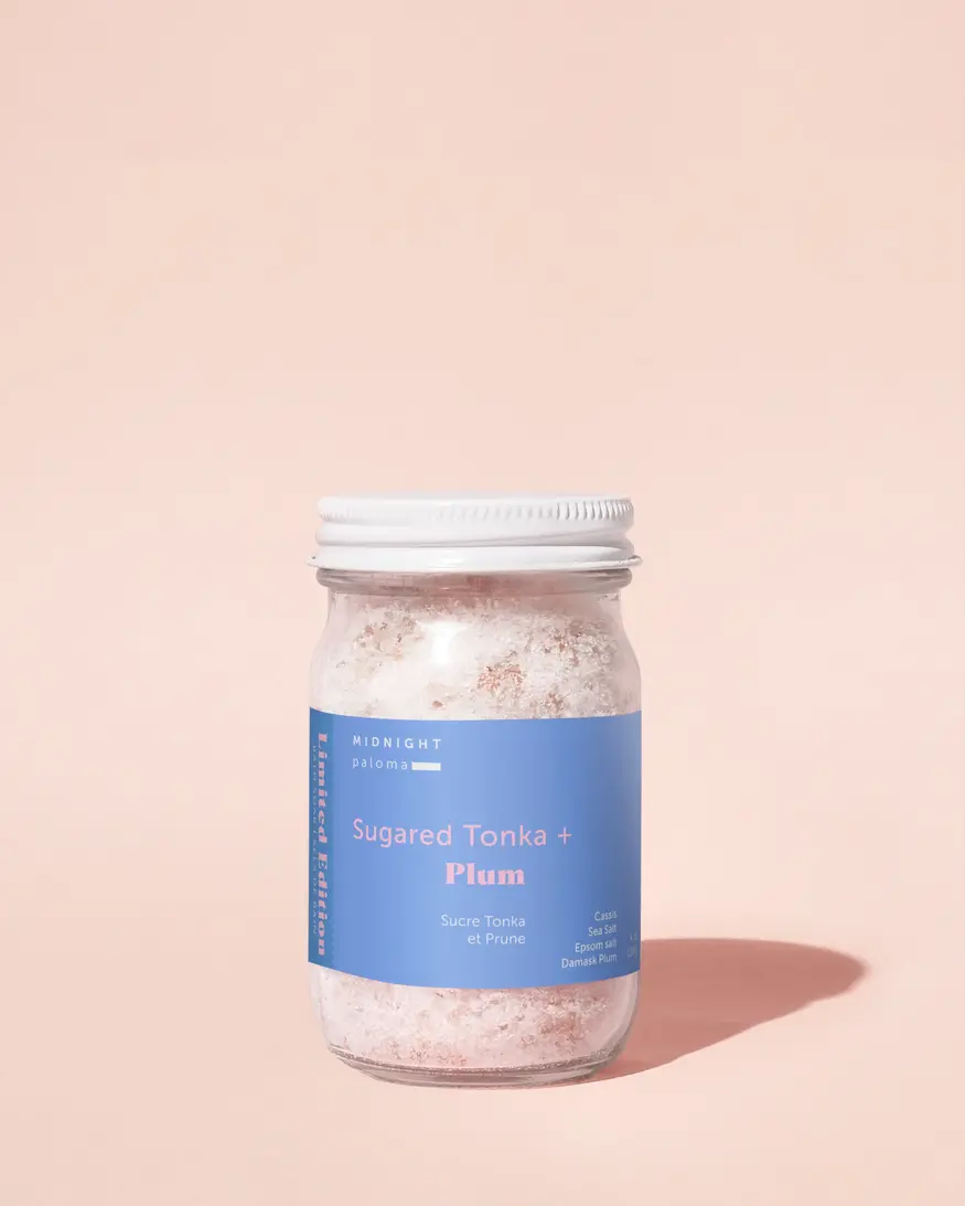 Midnight Paloma Sugared Tonka + Plum Bath Soak 4oz
